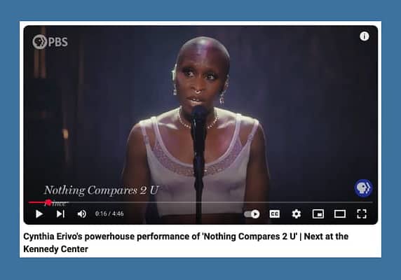 Cynthia Erivo's powerhouse performance of 'Nothing Compares 2 U'