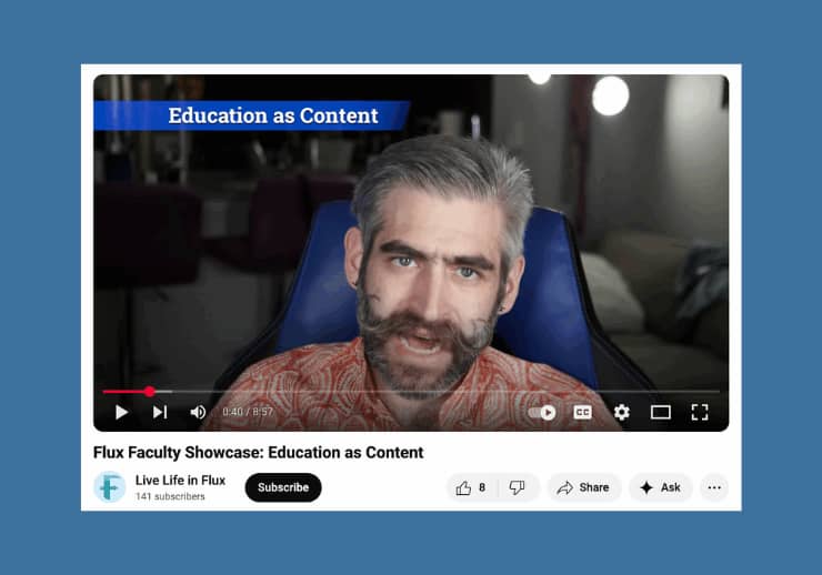 Education as Content