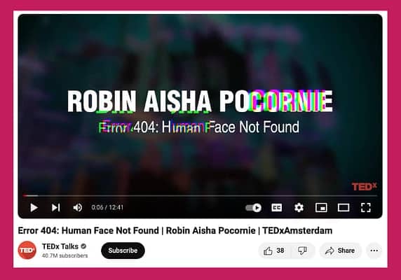 Error 404: Human Face Not Found, Robin Aisha Pocornie