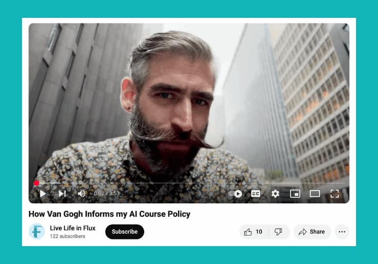 How Van Gogh Informs my AI Course Policy