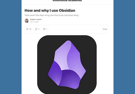 How and Why I Use Obsidian