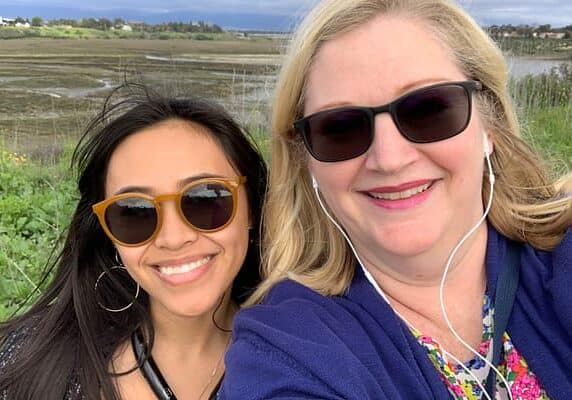 We listened to a podcast as a class - and took a walk on Back Bay. This student became my podcast buddy - as she discovered this powerful way of learning and shared recommendations on what to listen to with me. 