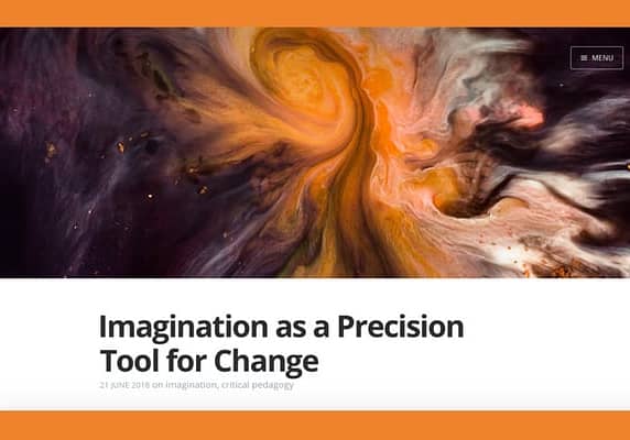 Imagination as a Precision Tool for Change, by Sean Michael Morris
