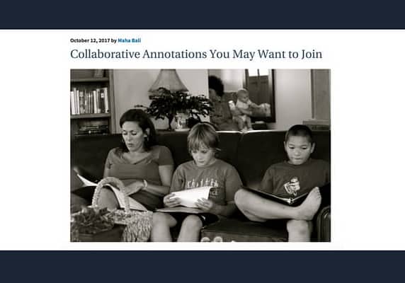 Maha Bali – Collaborative Annotations You May Want to Join