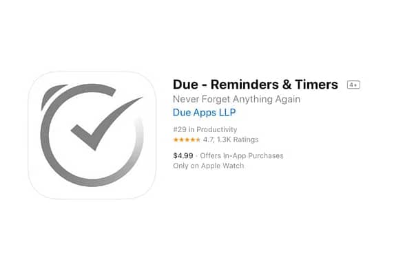 Mobile App: Due