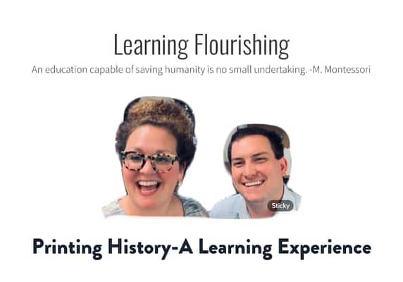 Printing History-A Learning Experience