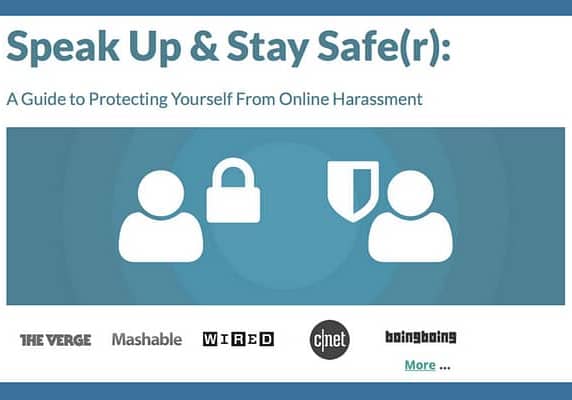 Speak Up & Stay Safe(r): A Guide to Protecting Yourself From Online Harassment