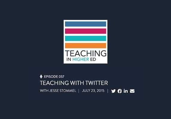 TIHE Episode 57: Teaching with Twitter