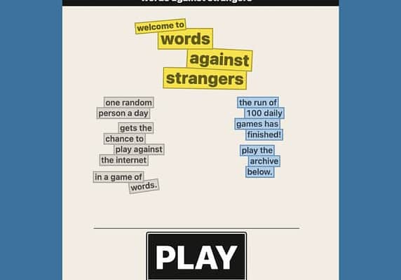 Words against strangers