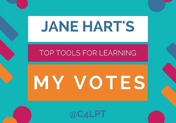 My votes on Jane Hart's Top Tools for Learning