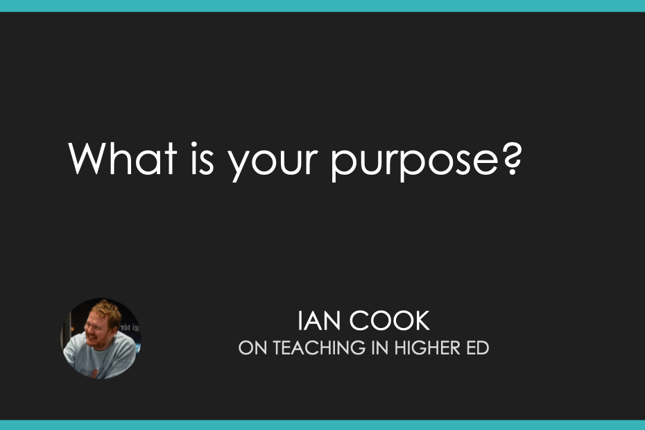 What is your purpose?